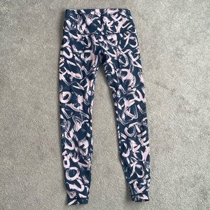 Women’s, Leggings, Lululemon, Size 8, Black & pink